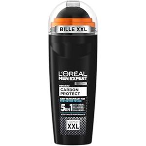 L'Oreal Paris L'Oréal Paris Men Expert Carbon Protect Ice Fresh XXL - Deodorante a sfera da uomo anti-impronte, 100 ml, formato XXL