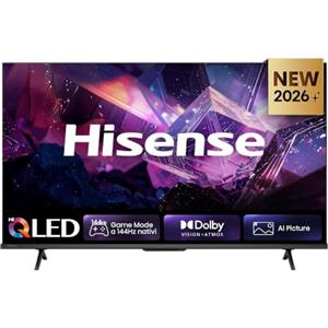 Hisense Smart TV QLED 144Hz 43 4K 43E7S PRO | Audio Dolby Atmos, VIDAA OS, Native 144Hz Game Mode, Dolby Vision IQ, HDR 10+, AirPlay2, Alexa, lativù 4K, 2026 Model
