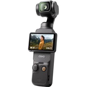 DJI Osmo Pocket 3, Fotocamera per Vlog con CMOS da 1'', 4K/120fps, Stabilizzazione a 3 Assi, Messa a Fuoco Rapida, Tracciamento di Volti/Oggetti, Touchscreen Ruotabile da 2, per Fotografia, Youtube