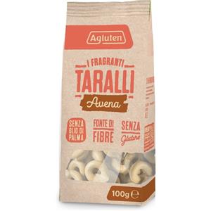 Agluten Taralli Avena Senza Glutine 100g - Croccanti e Deliziosi