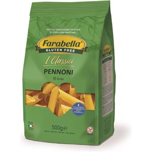 Farabella Pennoni Senza Glutine 500g - Pasta di Mais e Riso con Valori Nutrizionali Ottimali