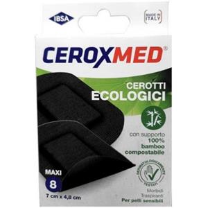 Nova Argentia Cerotti Ecologici Bamboo Ceroxmed 7x4,8 cm - 5 Pezzi, Medicazione Delicata e Traspirante