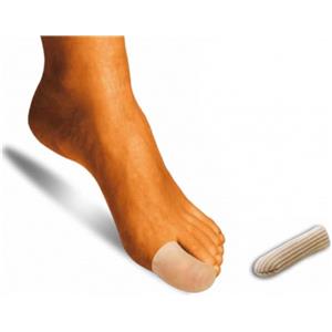 SAFTE OK PED Cappuccio Proteggi Dita in Gel Polimero Rivestito Tessuto - Taglia L