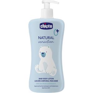 Chicco Natural Sensation Crema Corpo 500 ml - Idratazione Profonda con Burro di Karitè e Vitamina E per Bambini 0M