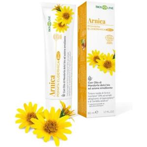 Bios Line Arnica Pomata Eudermica Bio 50 ml - Pomata Lenitiva con Arnica, Ippocastano e Centella