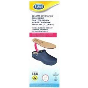 Scholl Soletta Antistatica Memory Cushion per Clog Evo Misura 39-40