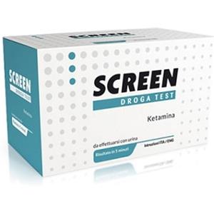 SCREEN ITALIA Test Droghe Ketamina - Test Monofase con Contenitore Urina per Rilevazione di Ketamina e Altre Sostanze