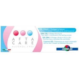 Master Aid Afta Care Gel Orale 10ml - Gel Traspirante con PVA e Acido Ialuronico per Afte e Lesioni della Bocca