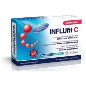 FITOBIOS APPARATO RESPIRATORIO Influfit C Integratore Estratti Vegetali 12 Compresse