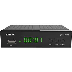 Edision Ricevitore Edision picco T265 DVB-T2 nero