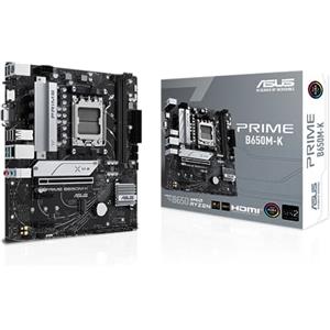 ASUS PRIME B650M-K, Scheda Madre AMD mATX, Slot DDR5, Nera