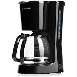 G3 Ferrari G10054 Cafè De Lux Macchina Caffè americano, 800 W, Autospegimento, Capacità 1,5 Litri, 12 tazze, Anti-sgocciolamento, Plastica, Nero