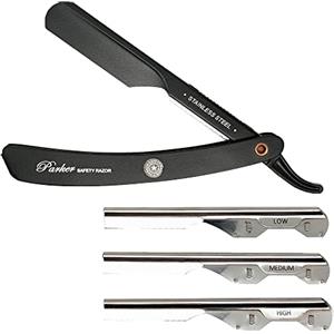 Parker PTABK Rasoio a Mano Libera Regolabile con Sistema a Tre Livelli di Esposizione
