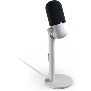 Elgato Wave Neo - Microfono a condensatore USB, funzione Mute, per gaming, streaming, riunioni, registrazioni vocali su Teams/Zoom/OBS/Twitch/YouTube, plug'n'play, per portatili, PC, Mac, iPad, iPhone