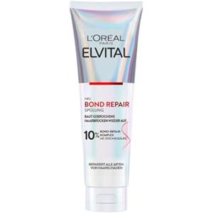 L'Oreal Paris L'Oréal Paris Elvital Bond Repair, balsamo contro i danni dei capelli, riparazione e protezione, riduce la rottura dei capelli, più morbidezza e lucentezza, con complesso di riparazione e acido