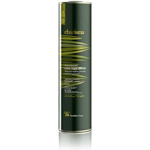 Charisma - Olio Extravergine di Oliva Greco di Creta, 750 ml in Lattina | Estrazione a Freddo, 100% Naturale, Acidity ≤ 0,4%, Gusto Fruttato e Bilanciato