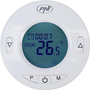 PNI CT25T testa termostatica intelligente per radiatore, si collega in modalità wireless con PNI CT25WIFI Hub con controllo Internet, applicazione mobile Tuya Smart