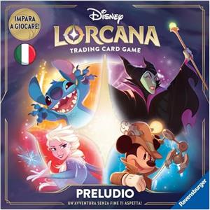 Ravensburger - Disney Lorcana Preludio | Giochi Bambini 8 Anni | 2 Giocatori | Giochi Di Carte | Regalo Bambino 8 Anni | Edizione In Italiano | Idee Regalo