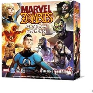 Asmodee - Marvel Zombies: Fantastic 4 - Under Siege, Espansione Gioco da Tavolo, 14+ Anni, 1-6 Giocatori, Edizione in Italiano