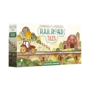 Cranio Creations - Railroad Tiles, Countryside Expansion - Espandi il tuo Viaggio Ferroviario con Fattorie e Animali! - 1-4 Giocatori, 45 Min - Età 8+ - Espansione - Edizione in Lingua Italiana