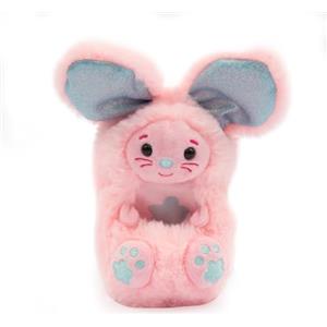 Giochi Preziosi Curlimals - Coniglietto Rosa Flora Curlimals,Pupazzo Peluche Interattivo, Morbido E Colorato Per Stimolare La Curiosità Dei Bambini, Fa Versetti E Si Rannicchia,Dai 3 Anni