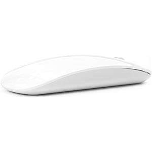 Uiosmuph U30 Mouse Wireless Bluetooth, Ricaricabile Mouse Wireless (BT5.1+ BT5.1+ USB) Silenzioso Mouse Senza Fili per Laptop/MacBook/Android/PC/Mac(Bianca)