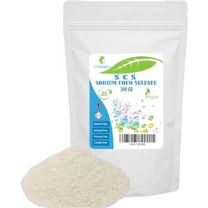 ETC Cosmetic`s Sodio coco-solfato - 300 gr - può essere utilizzato in shampoo bar, shampoo liquido, body wash, gel doccia e doccia bar, syndet bar, varie preparazioni da bagno (300 Gr)