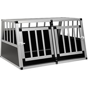 vidaXL Trasportino per Cani con Doppia Porta Gabbia da Trasporto Cassa Animali