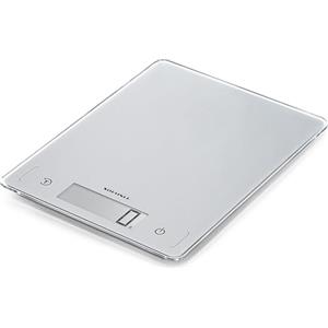 Soehnle Page Comfort 300 Slim Bilancia Digitale da Cucina, Argento