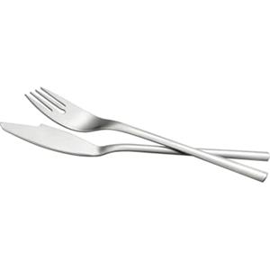 Avilia Set di 2 Posate in Acciaio Inossidabile per Servire il Pesce - Include Forchette con Lame Seghettate e Coltelli Affilati per un Servizio Elegante e Preciso in Ogni Occasione