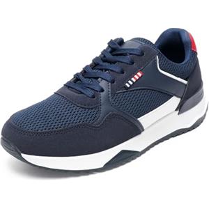 JOMIX Sneakers Uomo Scarpe Ginnastica Casual da Running Trekking Corsa Fitness Sportive Palestra MOS260313 (Blu,44)
