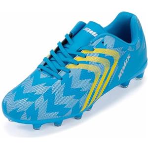 JOMIX Scarpe da Calcetto Calcio Uomo FG - Leggere, Antiscivolo e Resistenti con Tomaia Sintetica MOS250439 (Bianco, 43)