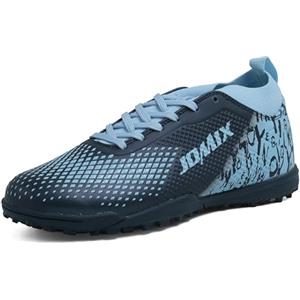 JOMIX Scarpe da Calcio Uomo Scarpe da Calcetto Uomo - Multitacchetti TF per Campi Sintetici ed Erba Artificiale - Leggere, Resistenti e Antiscivolo MOS250437 (Blu, 45)