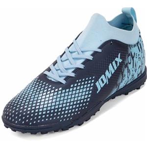 JOMIX Scarpe da Calcetto Calcio Unisex Bambini Ragazzi Adolescenti - Multitacchetti TF per Campi Sintetici ed Erba Artificiale - Leggere Resistenti Antiscivolo WOS250436 (Blu, 37)