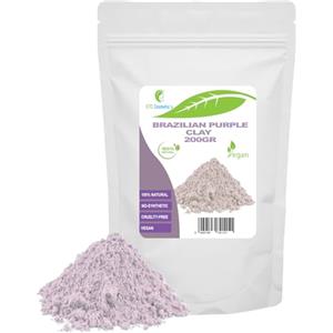ETC Cosmetic`s Argilla viola brasiliana - 200 gr - Maschere viso fai da te, maschere corpo, maschere capelli, peeling e scrub morbidi, produzione di sapone, anti-età e rassodamento della pelle