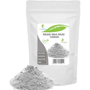 ETC Cosmetic`s Fango del Mar Morto - 100 gr - Maschere viso fai da te, maschere corpo, maschere capelli, peeling e scrub morbidi, produzione di sapone, anti-età e rassodamento della pelle