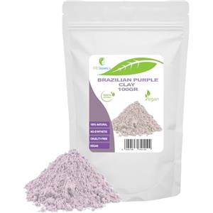ETC Cosmetic`s Argilla viola brasiliana - 100 gr - Maschere viso fai da te, maschere corpo, maschere capelli, peeling e scrub morbidi, produzione di sapone, anti-età e rassodamento della pelle