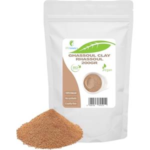 ETC Cosmetic`s Ghassoul (argilla Rhassoul) - 200 gr - Maschere viso fai da te, maschere corpo, maschere capelli, peeling e scrub morbidi, produzione di sapone, anti-età e rassodamento della pelle