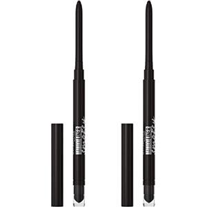 Maybelline New York Tattoo Liner Smokey Matita Occhi in Gel Waterproof a Lunga Tenuta Colore Black Finish Matte e Uniforme Con Spugnetta per Sfumature incorporata - 2 Cosmetici