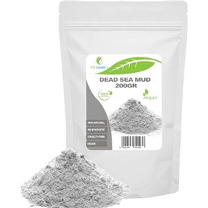 ETC Cosmetic`s Fango del Mar Morto - 200 gr - Maschere viso fai da te, maschere corpo, maschere capelli, peeling e scrub morbidi, produzione di sapone, anti-età e rassodamento della pelle