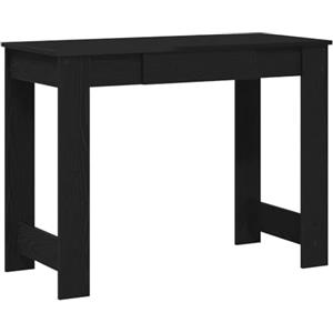 vidaXL Scrivania Nera 100x45x75 cm in Legno Multistrato, scrivania da Ufficio, scrivania per Computer, scrivania Lavoro da casa, scrivania da casa