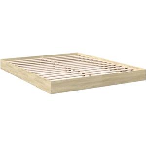 vidaXL Struttura letto senza materasso in rovere Sonoma, 160 x 200 cm, in legno