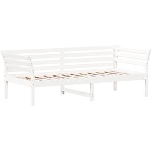 vidaXL Dormeuse Senza Materasso Bianca 80x200 cm Legno Massello Pino