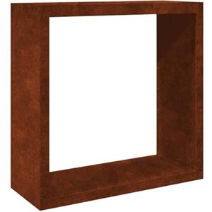 vidaXL Rastrelliera per Legna 100x40x100 cm in Acciaio Corten, Porta Legna, portalegna da Esterno, portalegna da Interno, Porta ceppi