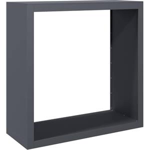 vidaXL Rastrelliera per Legna da Ardere Antracite 100x40x100cm Acciaio, Porta Legna, portalegna da Esterno, portalegna da Interno, Porta ceppi