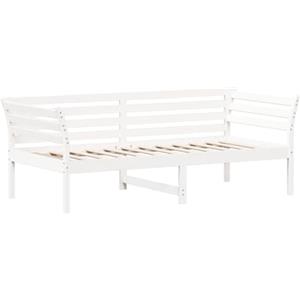 vidaXL Dormeuse Senza Materasso Bianca 90x190 cm Legno Massello Pino