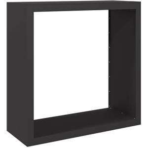 vidaXL Rastrelliera per Legna da Ardere Nera 100x40x100 cm in Acciaio, Porta Legna, portalegna da Esterno, portalegna da Interno, Porta ceppi