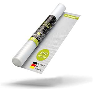 LILENO HOME Tappetino per cassetti, 50 x 150 cm, set da 1 (trasparente) - Tappetino antiscivolo per cassetti per frigorifero, inserti per cassetti, ritagliabili come tappetini antiscivolo da cucina