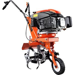 Fuxtec Motozappa a scoppio FX-AF1139 Set motocoltivatore a benzina 4 tempi 139cc 2,2kW larghezza di lavoro da 36 Coltivatore profondità regolabile fino a 30cm