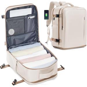 SZLX Zaino Ryanair 40x30x20 Sottovuoto con Pompa Zaino Ryanair 40x30x20 Donna Zaino da Viaggio Wizzair Bagaglio a Mano Uomo per Laptop da 14 Pollici Borse da Cabina Easyjet con Porta Scarpe